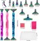 24 pcs Diamond Art Pen Kits, Diamond Art Pens Metal Tips Screw Thread Tips Diamond Art Tools 5D Diamond Art Accessories Tools for DIY Painting Crafts